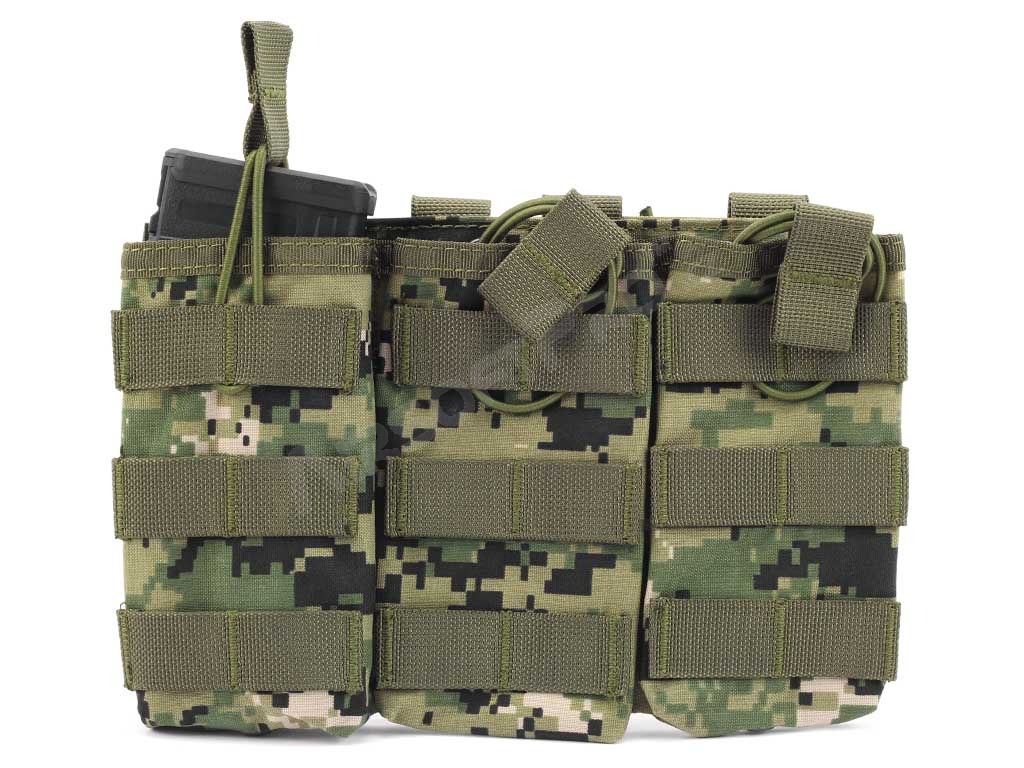 Pochette de rangement triple pour chargeurs M4/16 - AOR2 [Imperator Tactical]