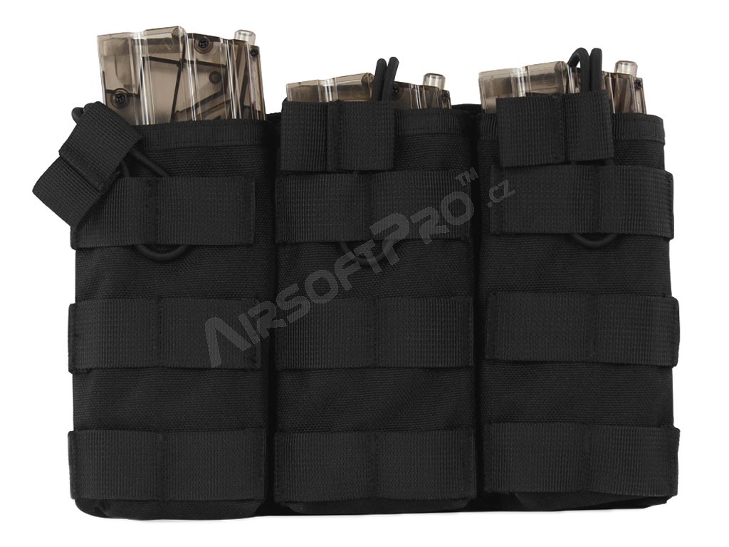 Triple storage pouch for M4/16 magazines - black [Imperator Tactical]