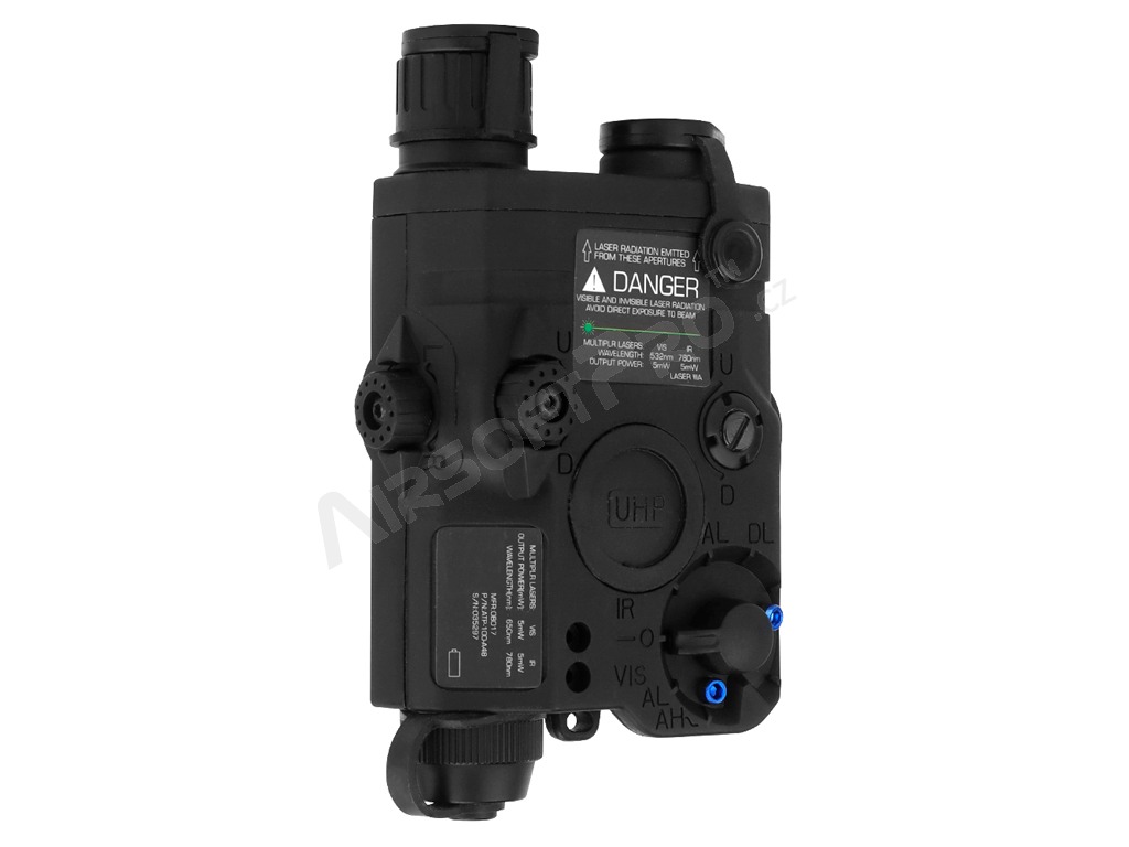 AN/PEQ-15-C LED illuminator +red and green laser module - black [Imperator Tactical]