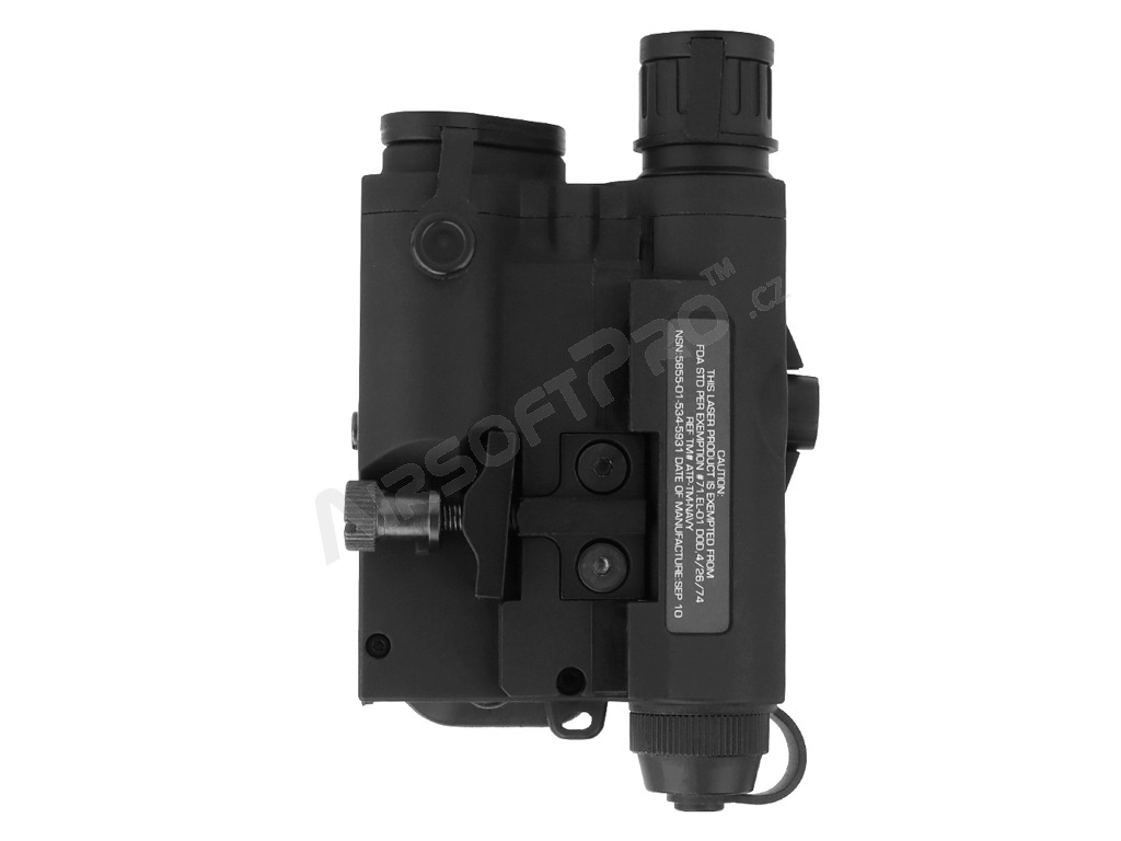 AN/PEQ-15-C LED illuminator +red and green laser module - black [Imperator Tactical]