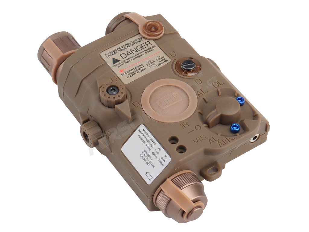 AN/PEQ-15-C LED illuminator +red and green laser module - TAN [Imperator Tactical]