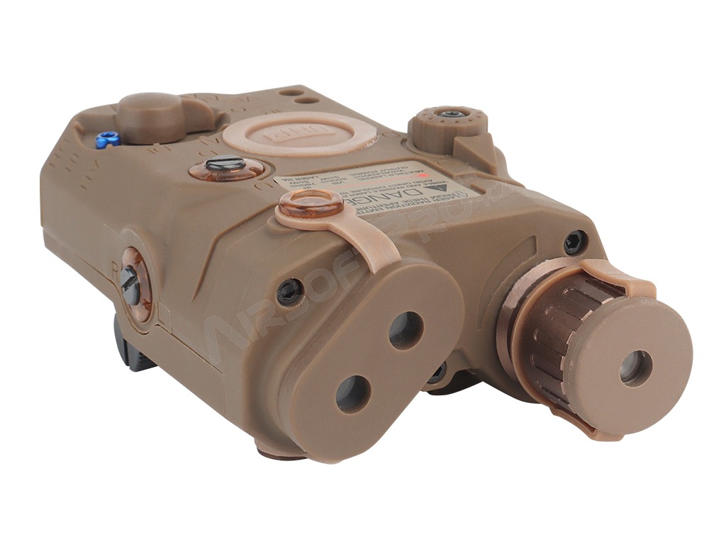 AN/PEQ-15-C LED illuminator +red and green laser module - TAN [Imperator Tactical]
