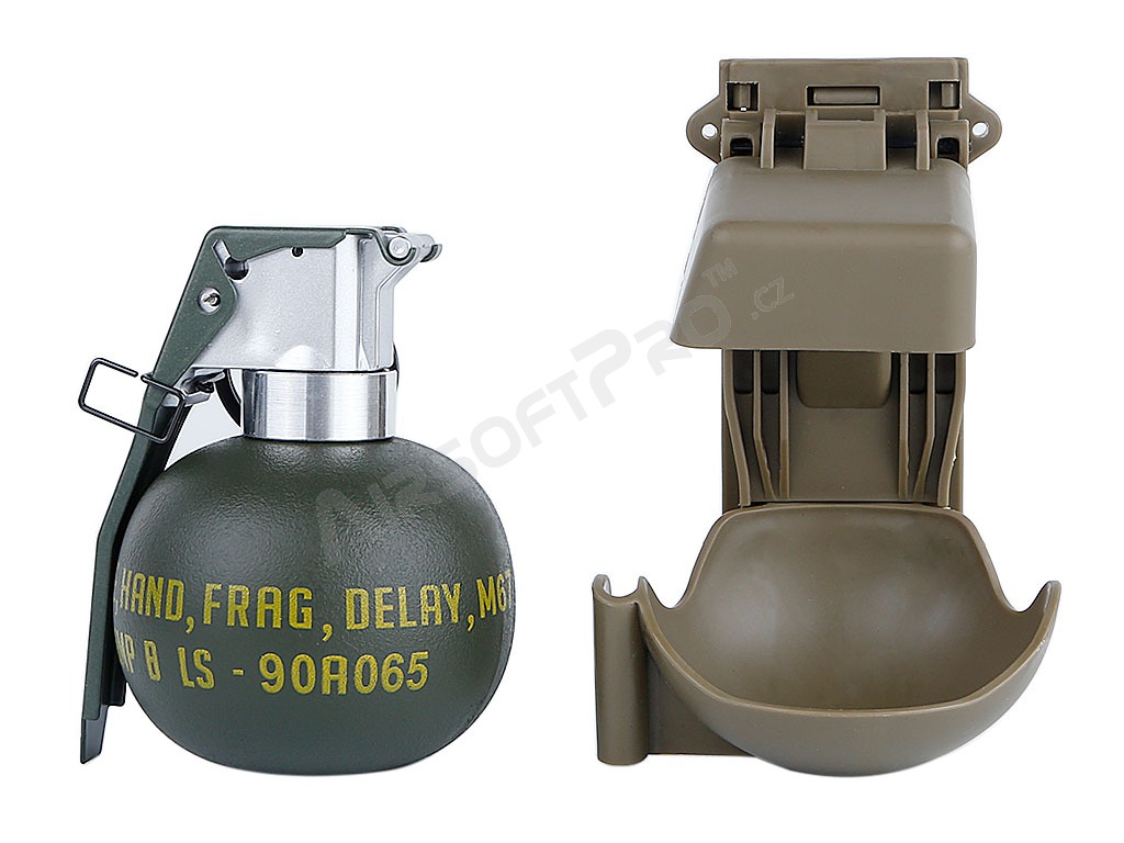 Dummy M67 grenade with Molle - TAN [Imperator Tactical]