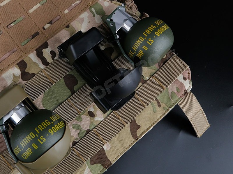 Dummy M67 grenade with Molle - Black [Imperator Tactical]