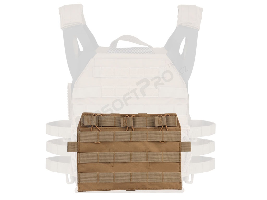 Front panel with three M4 pouches for the JPC 2.0 vest - TAN [Imperator Tactical]