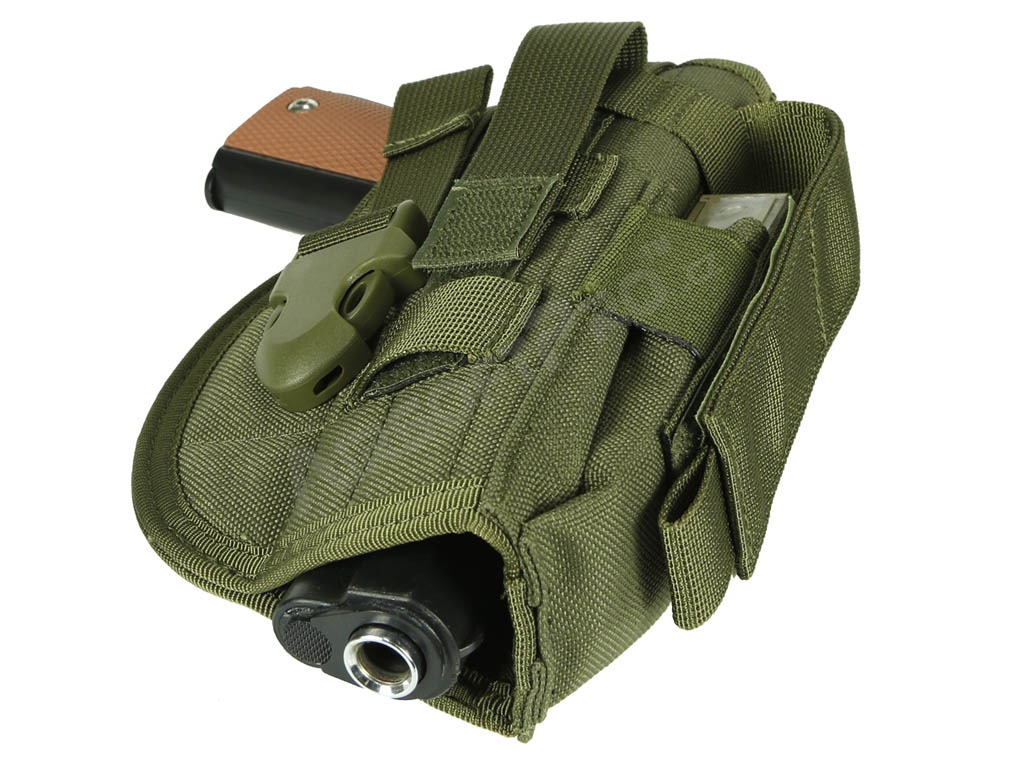 Universal tactical belt or MOLLE pistol holster - Olive Drab [Imperator Tactical]