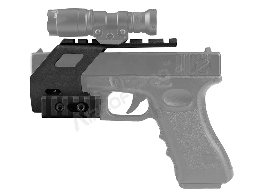 Support de rail pour pistolet série G - noir [Imperator Tactical]