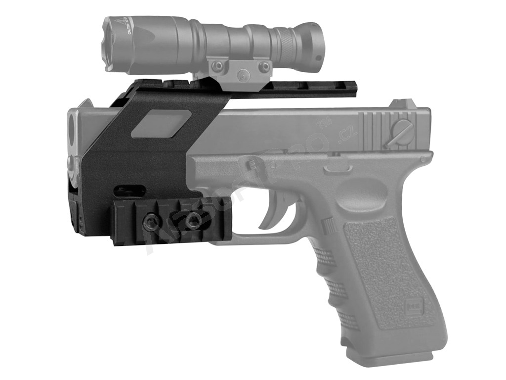 Support de rail pour pistolet série G - noir [Imperator Tactical]
