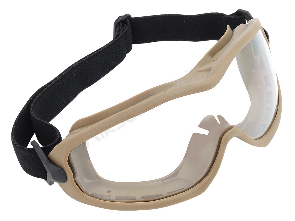 Ant-shaped goggles TAN - clear [Imperator Tactical]