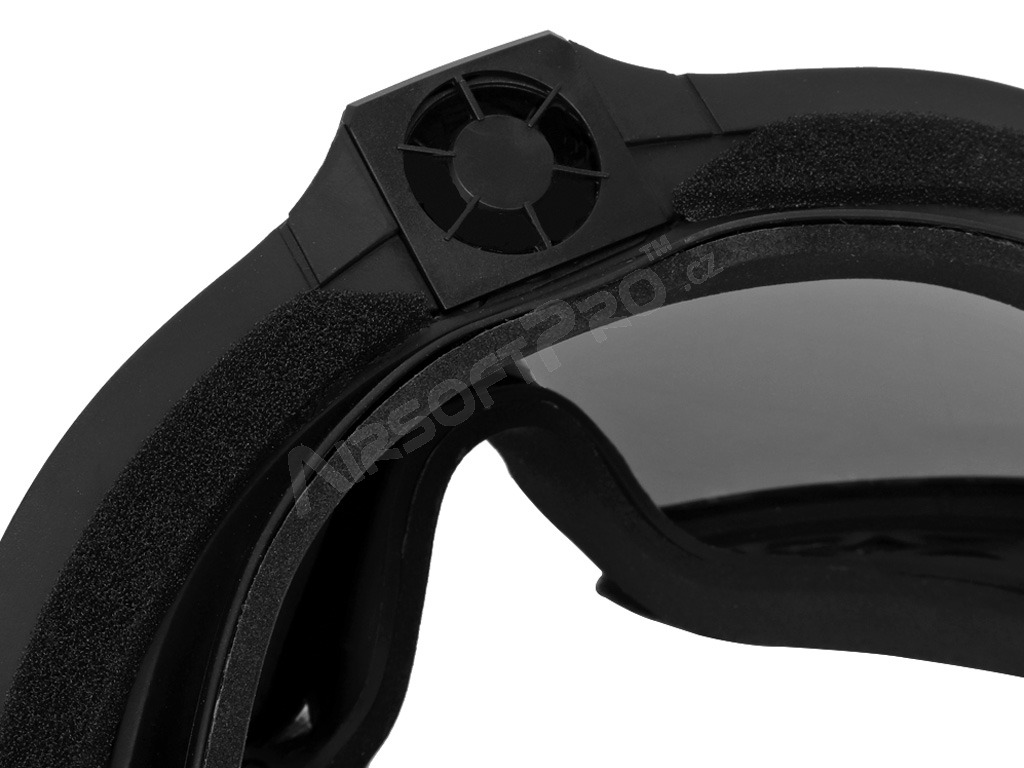 Taktické brýle s ventilátorem černé - čiré, tmavé [Imperator Tactical]