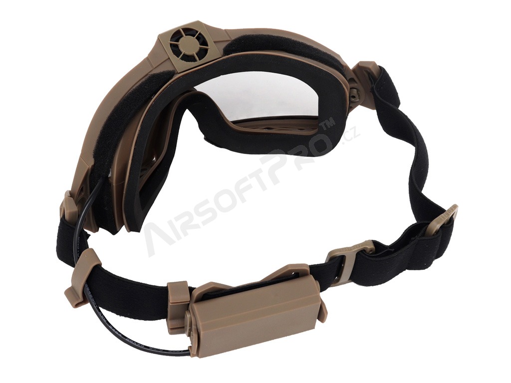 Tactical anti-fog goggles TAN - clear, smoke [Imperator Tactical]