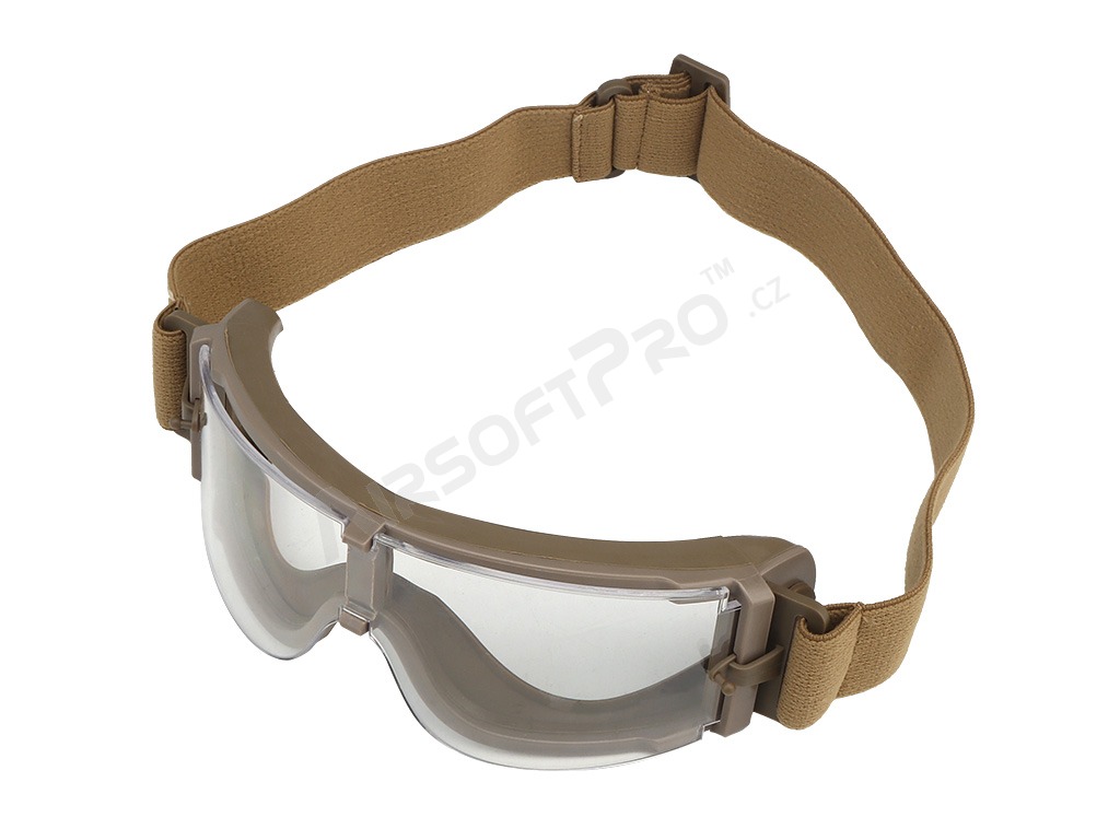Tactical goggles ATF TAN - clear, smoke, yellow [Imperator Tactical]