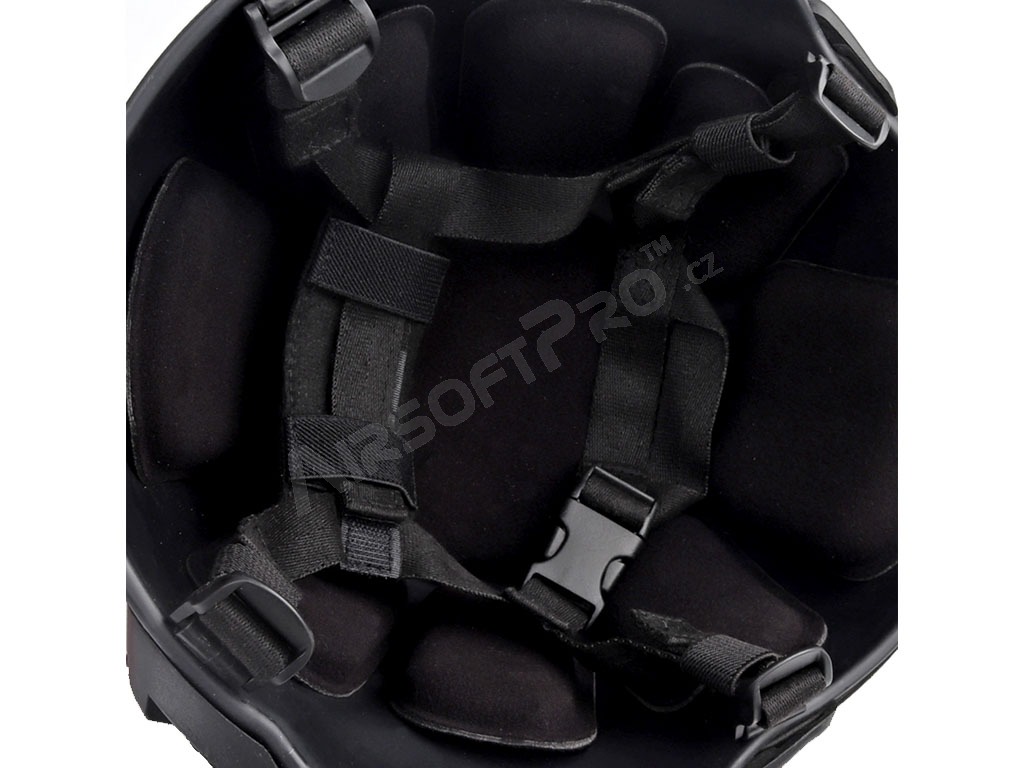 Replika armádní helmy MICH2000 - černá [Imperator Tactical]