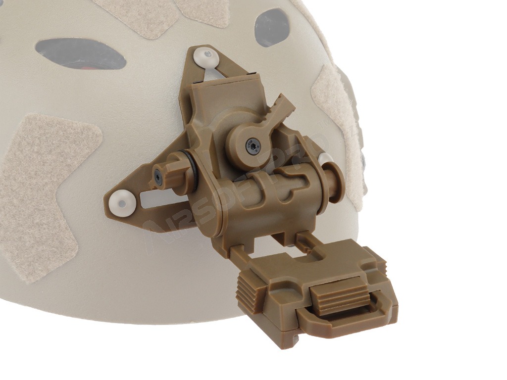 L4G69 helmet mount for PVS15/18 NVG, plastic version - TAN [Imperator Tactical]