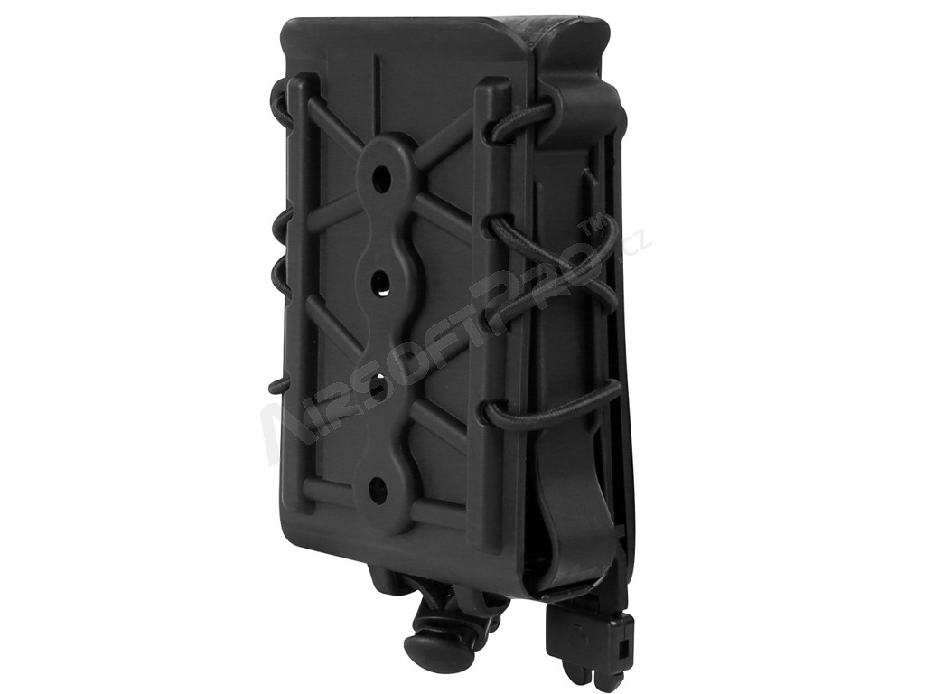 Plastic M4/AK magazine pouch, MOLLE - Black 

 [Imperator Tactical]