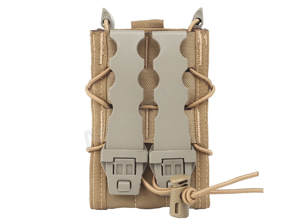 Self-locking M4 magazine pouch Tiger - Coyote Brown [Imperator Tactical]