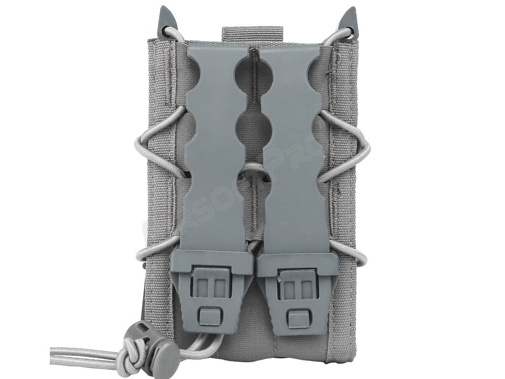 Self-locking M4 magazine pouch Tiger - Wolf Grey [Imperator Tactical]