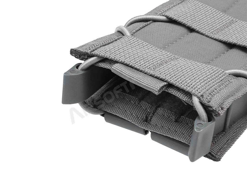Self-locking M4 magazine pouch Tiger - Wolf Grey [Imperator Tactical]