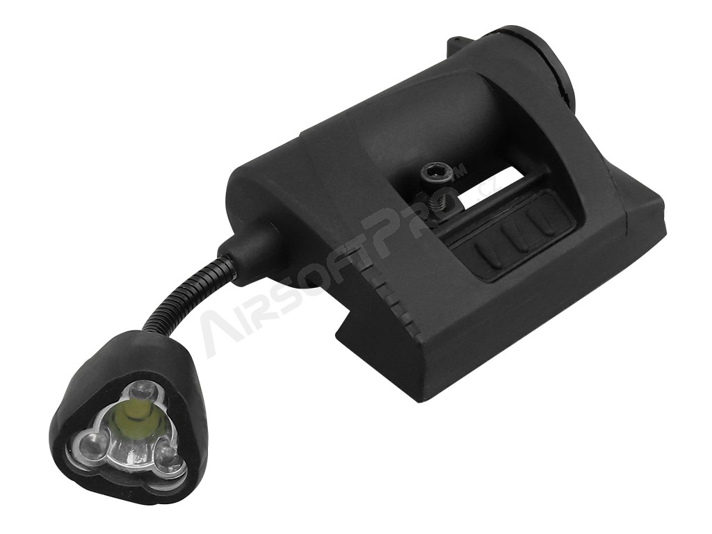 MPLS CHARGE LED flashlight with helmet mount - Black
 [Imperator Tactical]