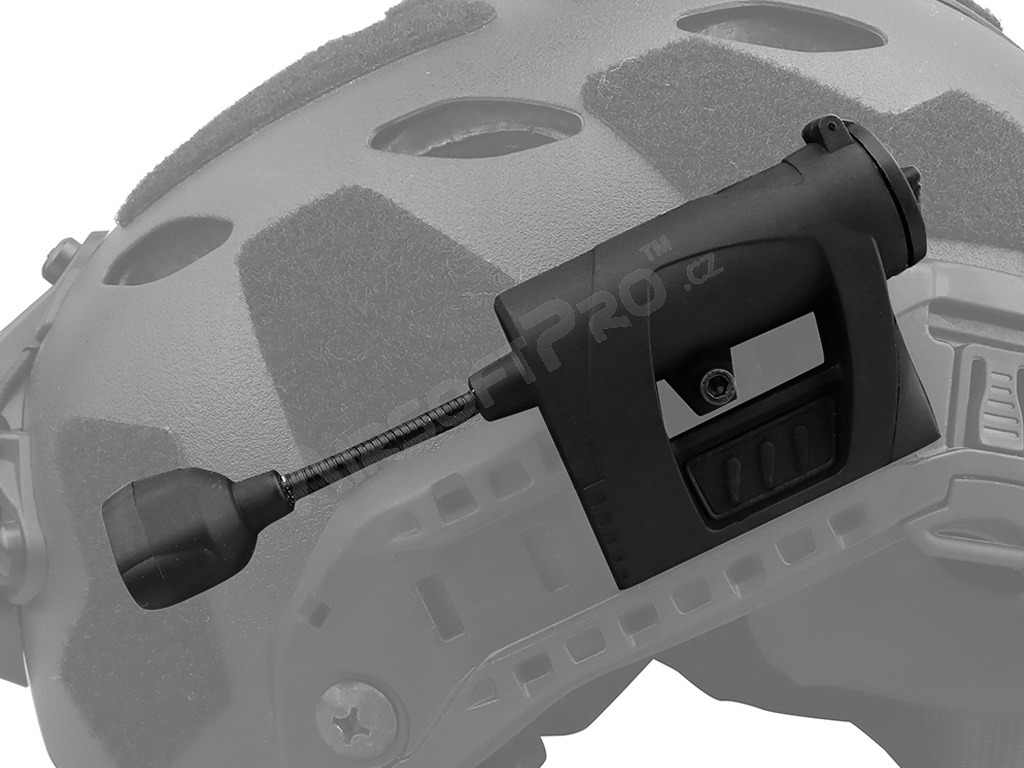 MPLS CHARGE Lampe de poche à LED avec support pour casque - Noir
 [Imperator Tactical]