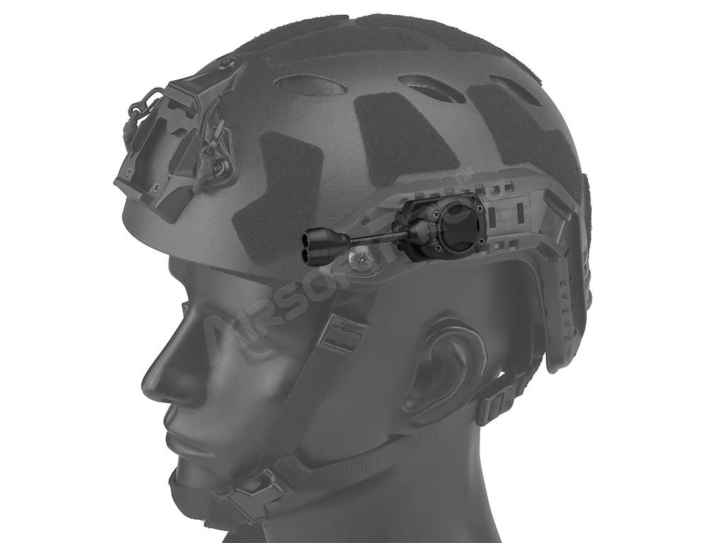 LED svítilna MPLS SWITCH s montáží na helmu - černá [Imperator Tactical]