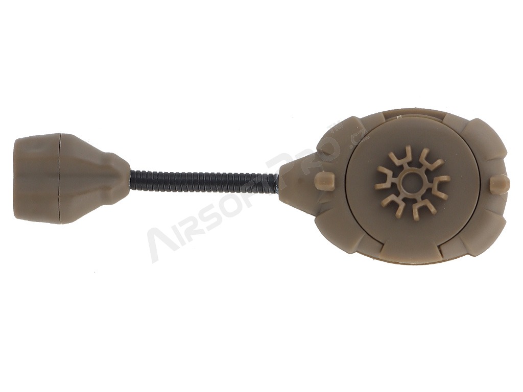 Lampe de poche à LED MPLS SWITCH avec support pour casque - TAN
 [Imperator Tactical]