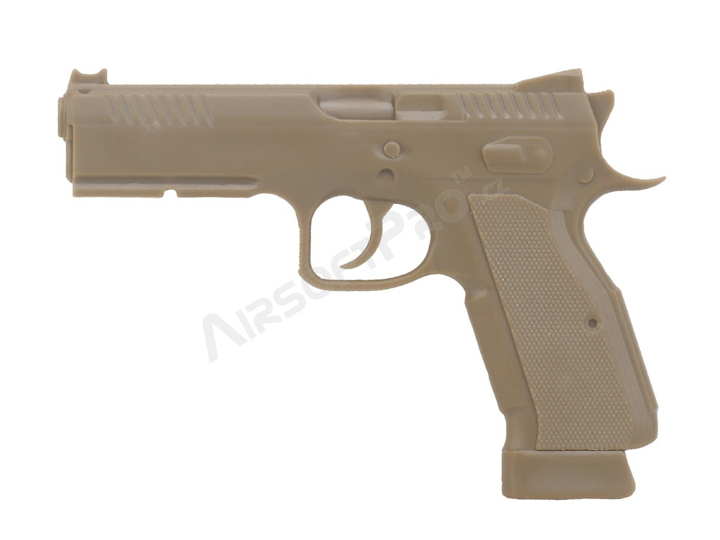 PVC 3D nášivka ve tvaru pistole CZ Shadow - TAN [Imperator Tactical]