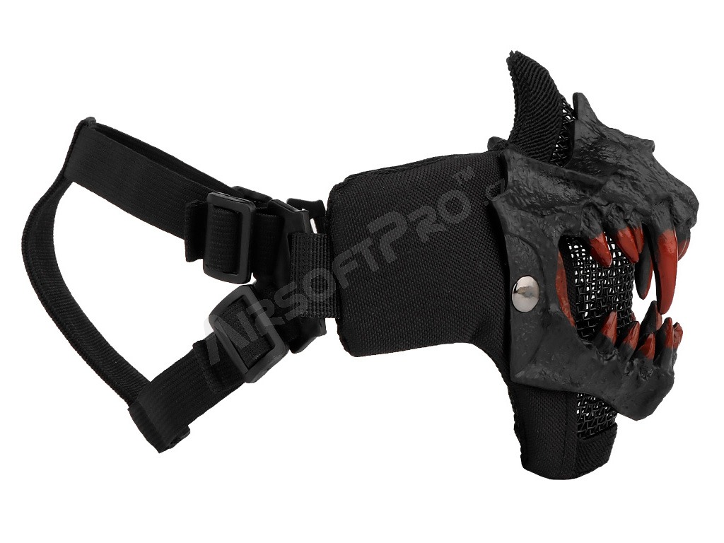 Tactical Glory mask with 3D fangs (upgrade ver.) - Black
 [Imperator Tactical]