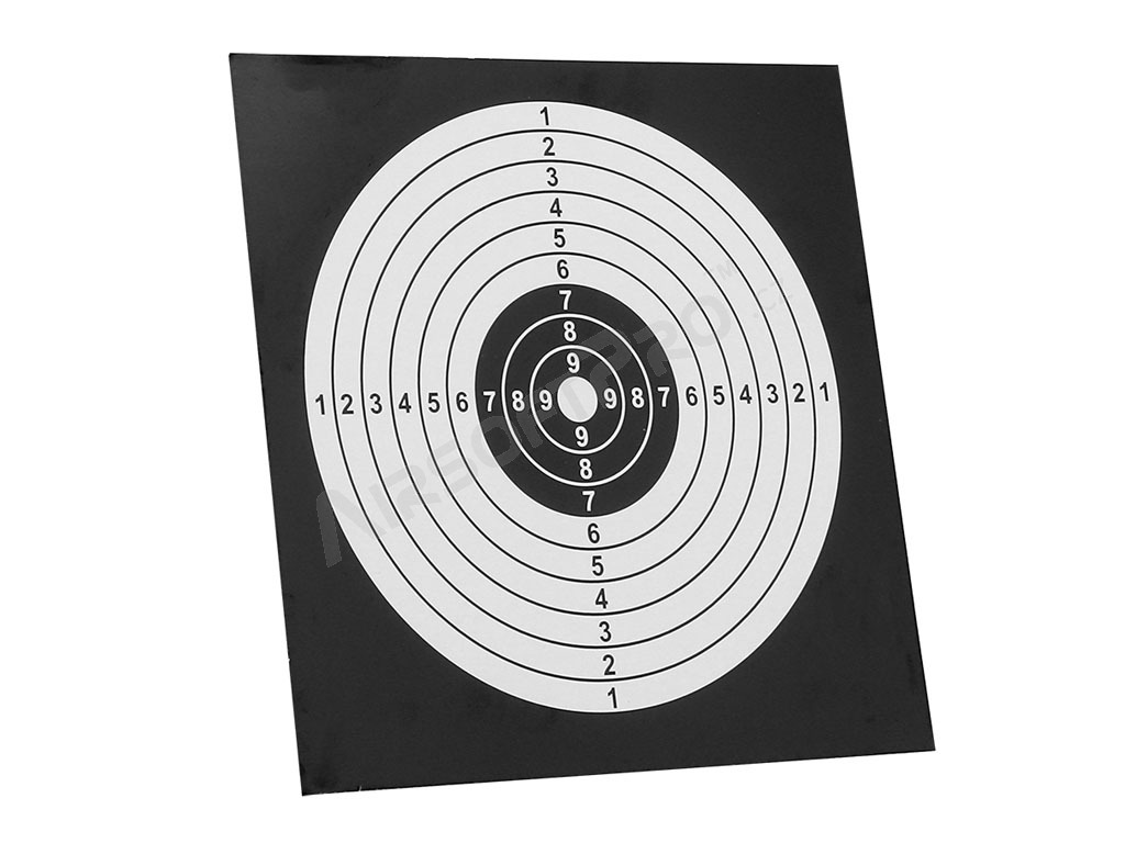 Training target sheet 14 x 14 cm, 100 pcs - black [Imperator Tactical]