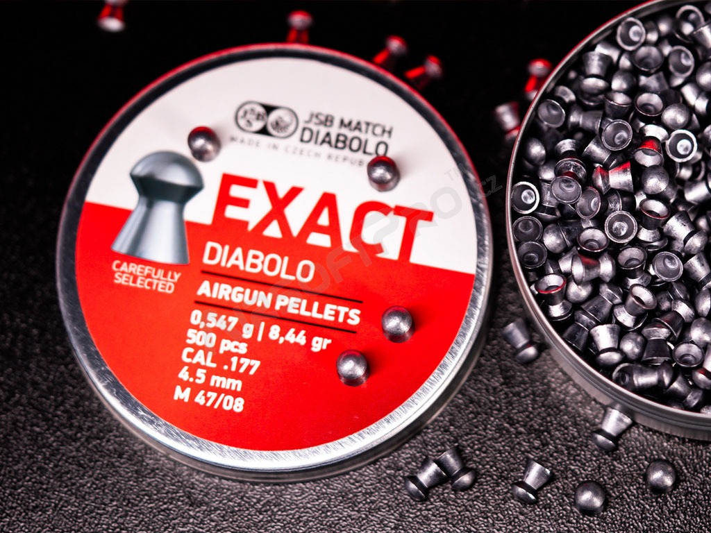 Diabolky EXACT 4,52mm (cal .177) / 0,547g - 500ks [JSB Match Diabolo]