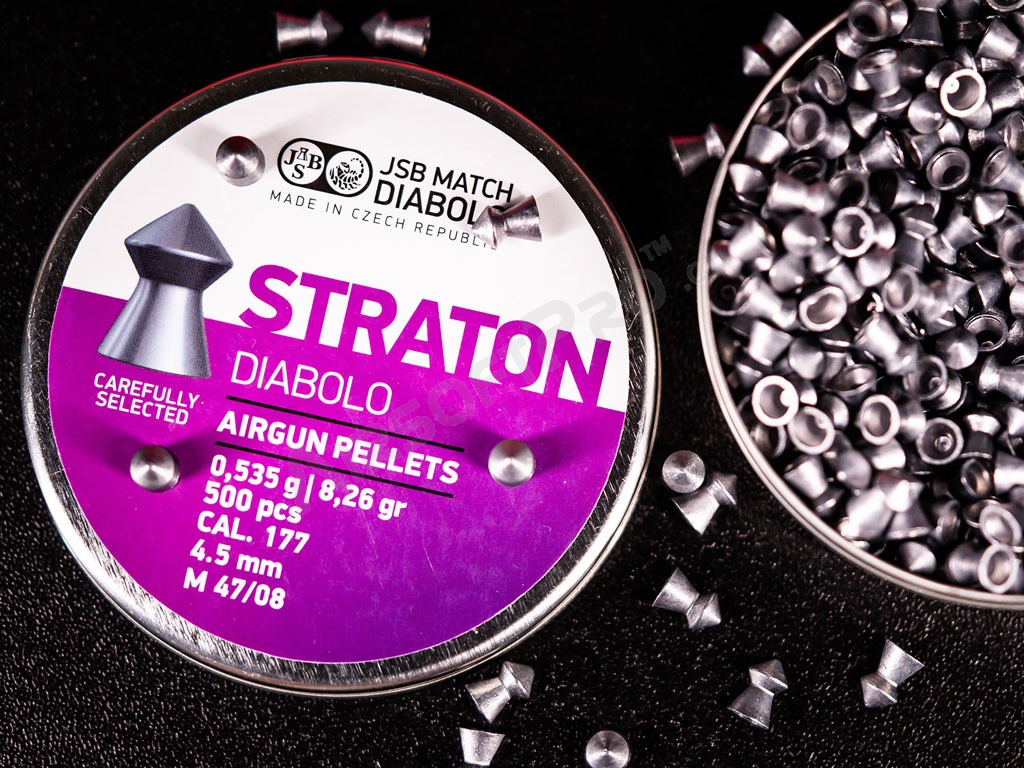 Diabolky STRATON 4,50mm (cal .177) / 0,535g - 500ks [JSB Match Diabolo]