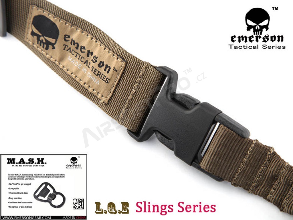 L.Q.E one point bungee sling - Coyote Brown [EmersonGear]