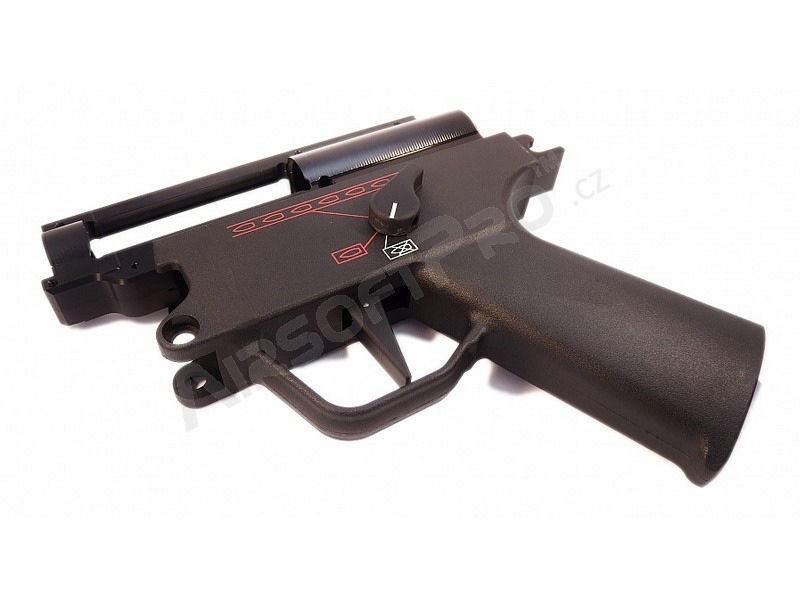 CNC FLAT MP5 trigger for Leviathan V2 - black [JeffTron]