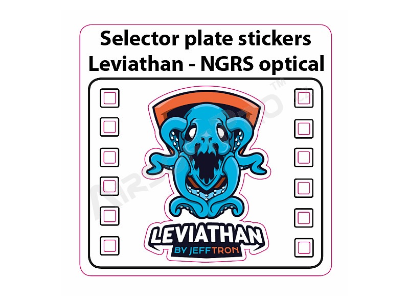 Autocollants de plaque de sélection pour Leviathan - NGRS optical [JeffTron]