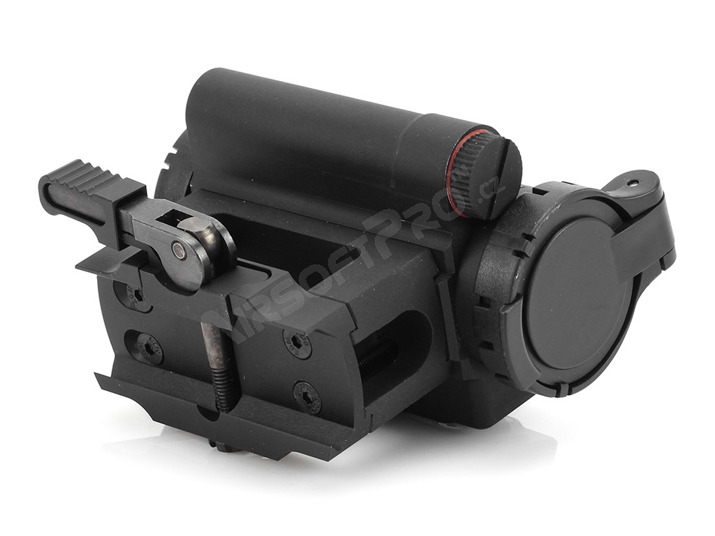 ZV-1 Red Dot Sight with low mount and riser - Black [JJ Airsoft]