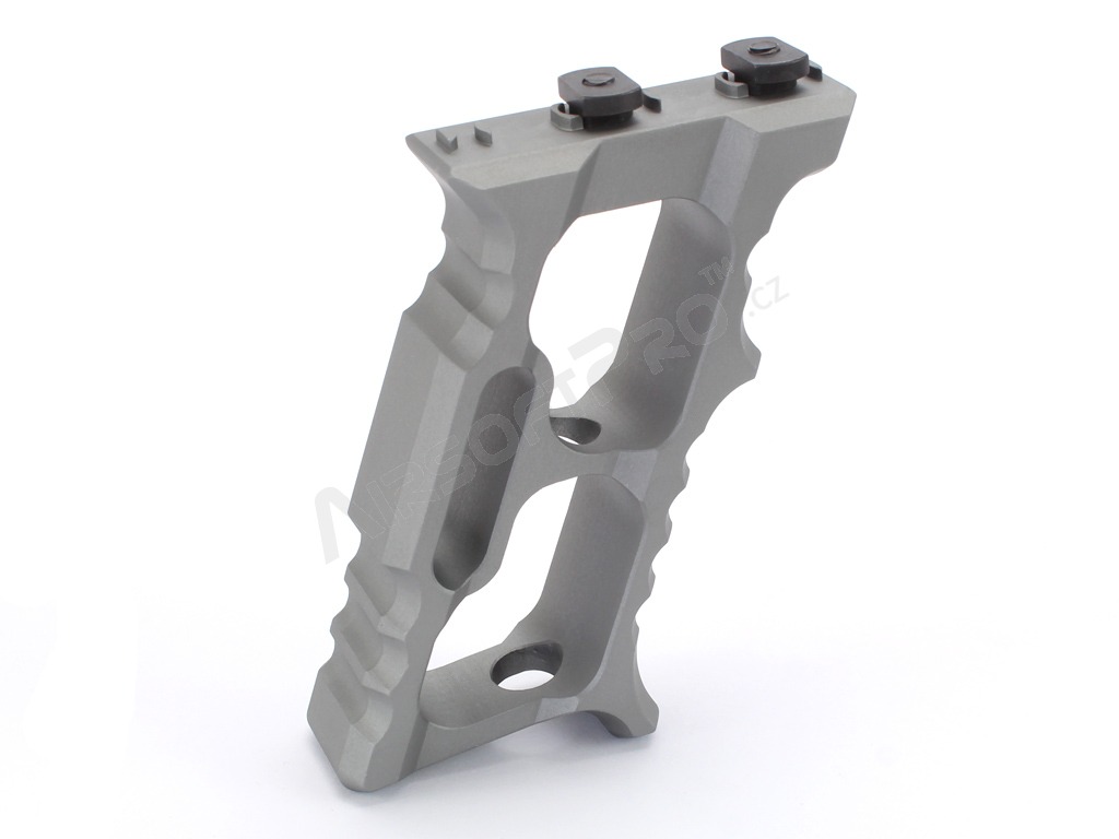 TD minivert CNC grip for KeyMod / M-LOK mount - grey [JJ Airsoft]