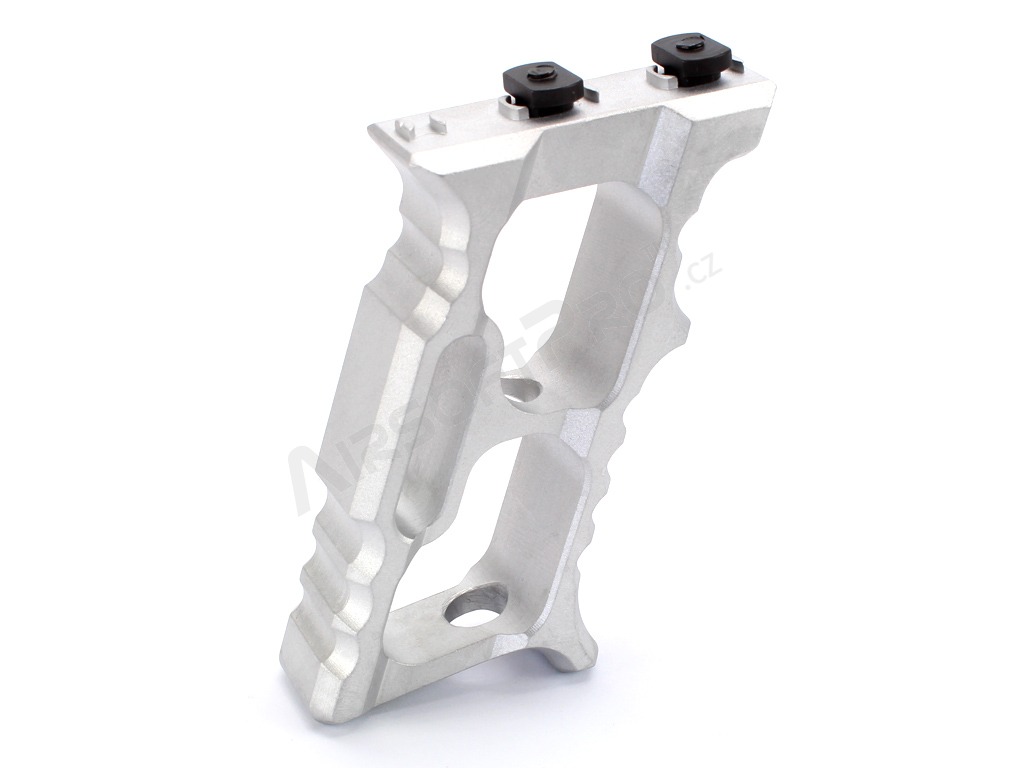 TD minivert CNC grip for KeyMod / M-LOK mount - silver [JJ Airsoft]