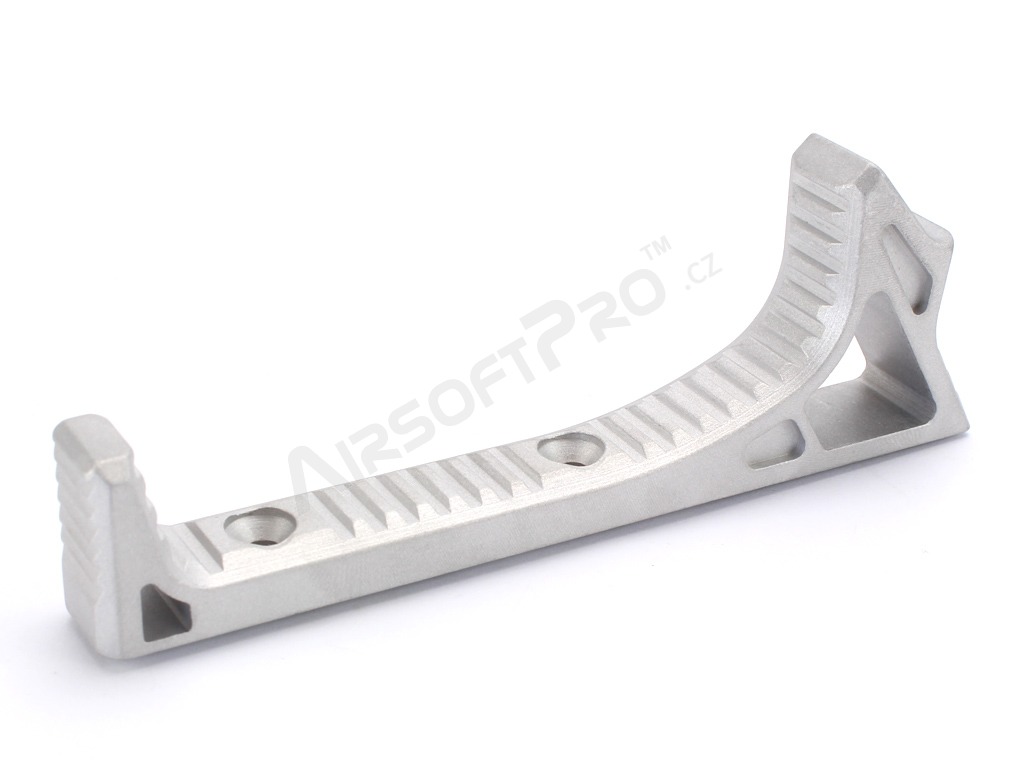 Link Curved Foregrip for M-LOK - silver [JJ Airsoft]