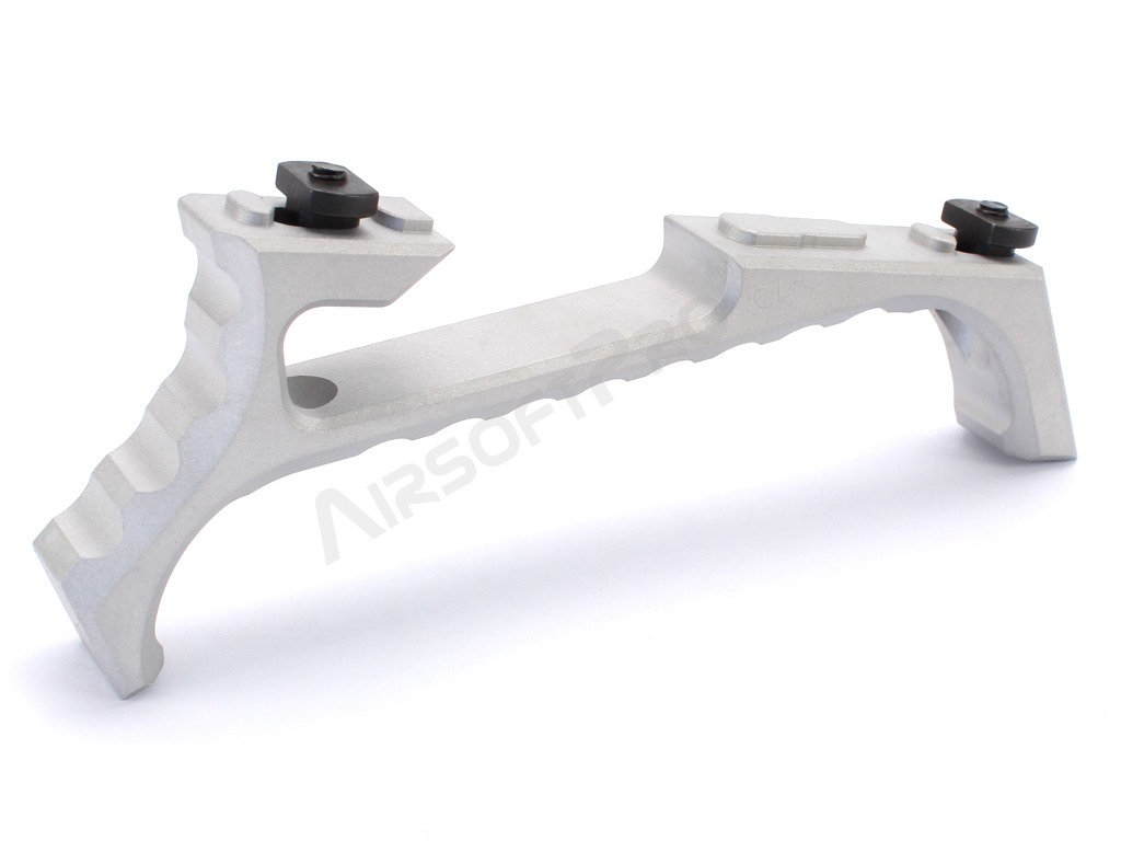 CNC hliníková rukojeť VP23 Tactical pro KeyMod / M-LOK předpažbí - stříbrná [JJ Airsoft]