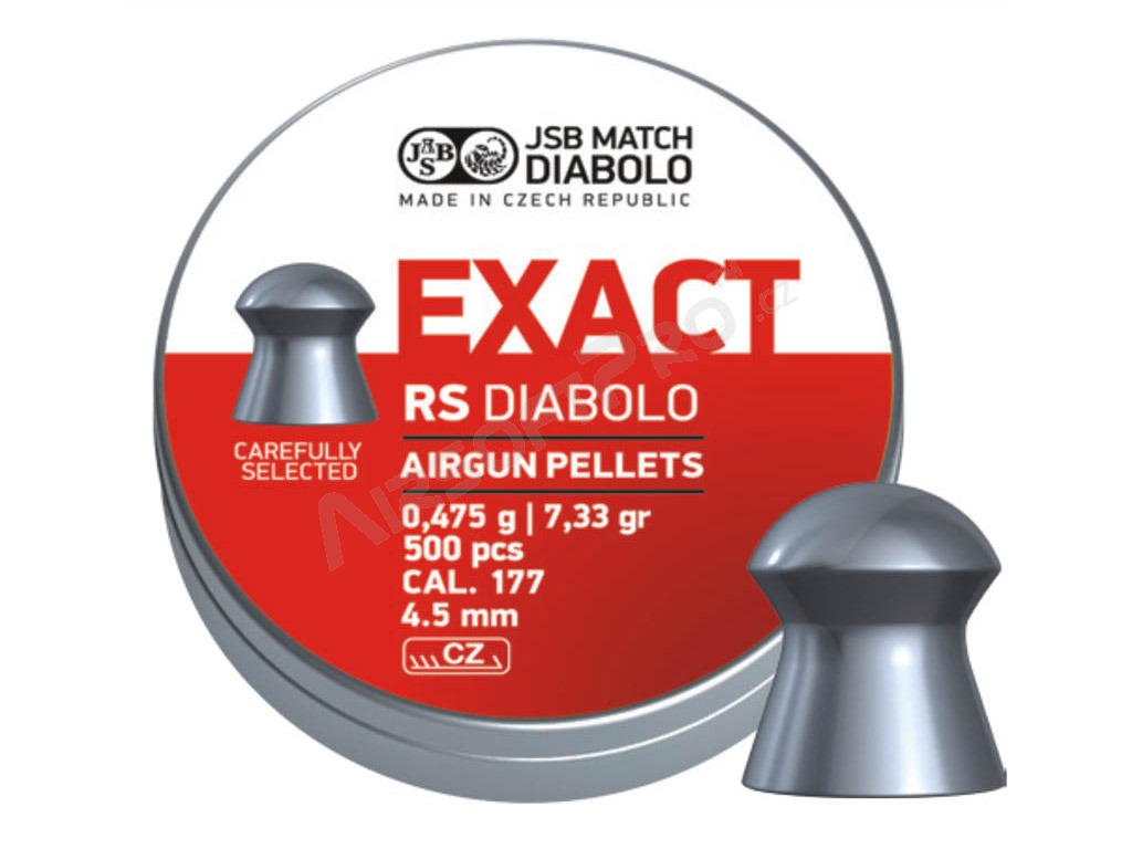 Diabolos EXACT RS 4,52mm (cal .177) / 0,475g - 500pcs [JSB Match Diabolo]