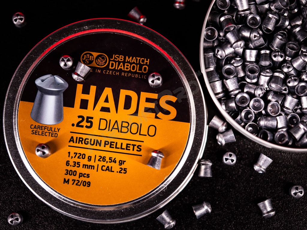 Diabolos HADES 6,35mm (cal .25) / 1,720g - 150pcs [JSB Match Diabolo]