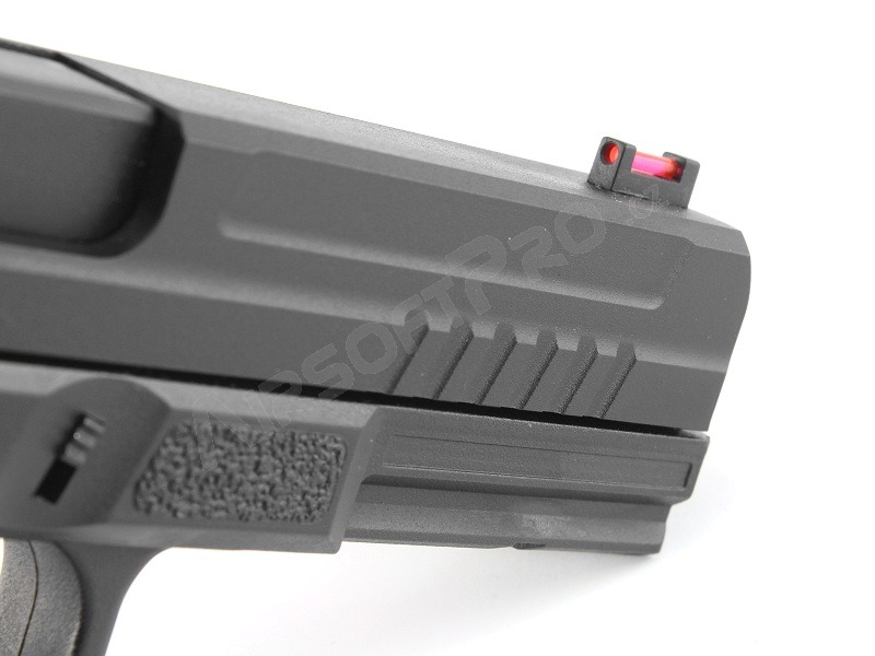 Airsoft pistol KP-13, metal slide, blowback, CO2 - black [KJ Works]