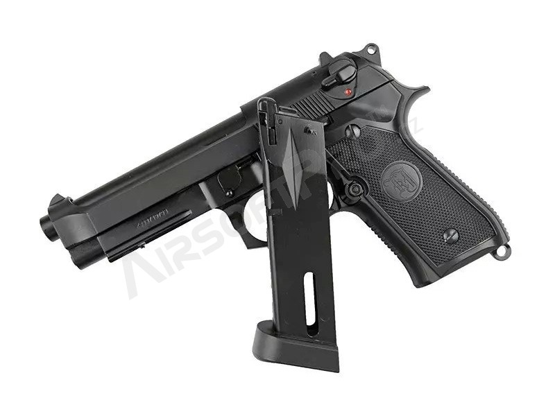Airsoft pistol M9 A1 - black - full metal, blowback - CO2 [KJ Works]