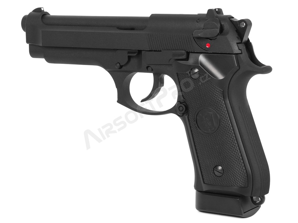 Pistolet airsoft M9 - noir - full metal, blowback - CO2 [KJ Works]
