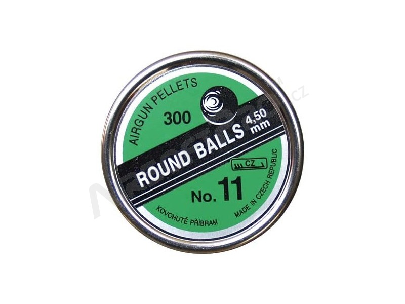 Balles rondes no.11 4,5mm (cal .177) - 300pcs [Kovohute CZ]