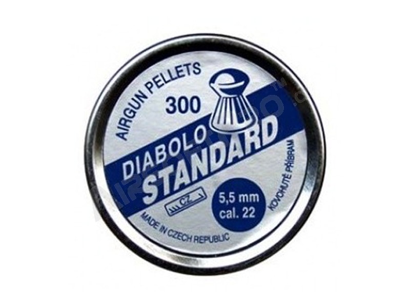 Diabolos STANDARD 5.5mm (cal .22) - 300pcs [Kovohute CZ]