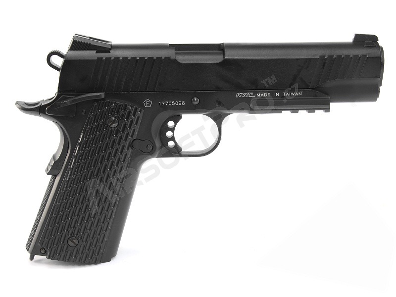 Pistolet airsoft 1911 M.E.U. CO2 blowback pistol, full metal, blowback - noir [KWC]