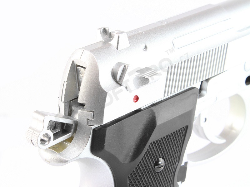 Pistolet airsoft à ressort M92F - argenté [KWC]