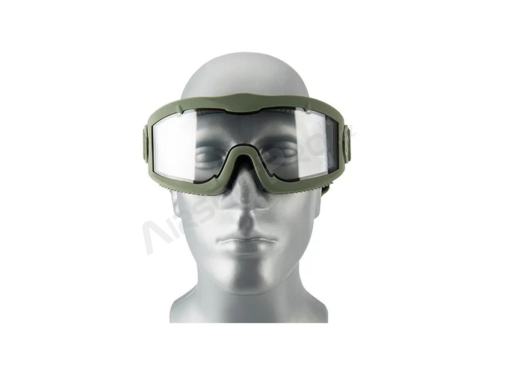 Masque Airsoft AERO Series Thermal, OD - transparent [Lancer Tactical]