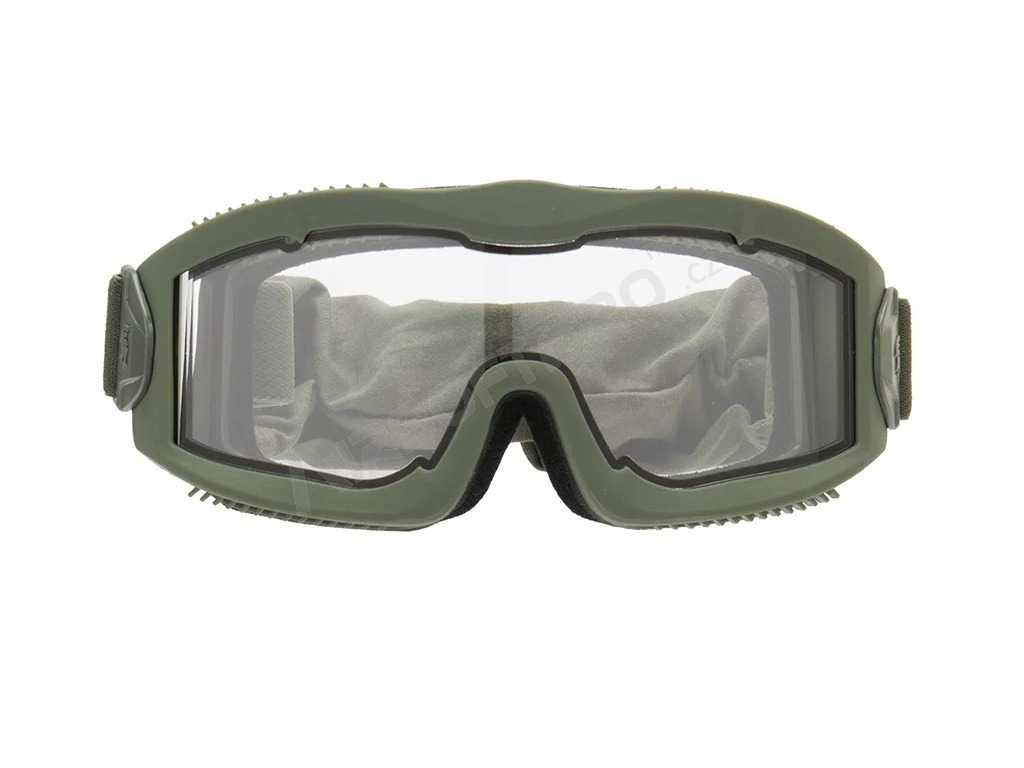 Airsoft Mask AERO Series Thermal, OD - clear [Lancer Tactical]